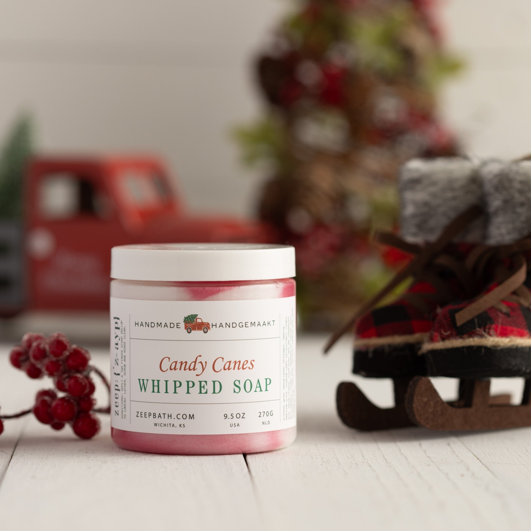 Candy Canes Whipped Soap - Zeep : {'z-ayp}